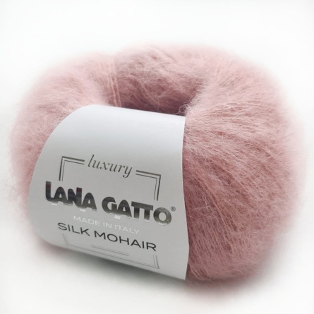 Пряжа Lana Gatto SILK MOHAIR (75% кидмохер, 25% шелк) - 212м / 25г фото 19