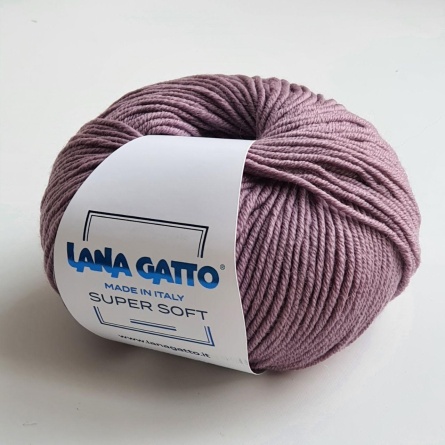 Пряжа Lana Gatto SUPER SOFT (100% экстрафайн мериносовая шерсть) - 125м / 50г фото 67