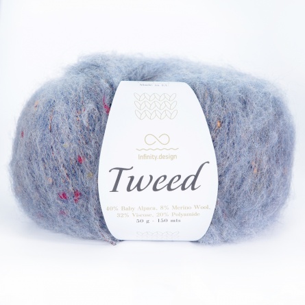 Tweed (40% бэби альпака 8% мериносовая шерсть 32% вискоза 20% полиамид) - 150м / 50г фото 16