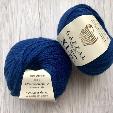 Baby Wool XL (40% мериносовая шерсть, 20% ПА Кашемир, 40% полиакрил) - 100м / 50г фото 31