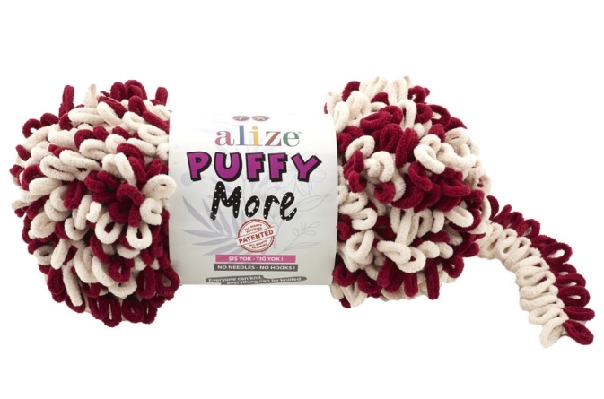 Puffy More (100% микрополиэстер) - 11,5м / 150г (в упаковке 2 мотка) фото 11