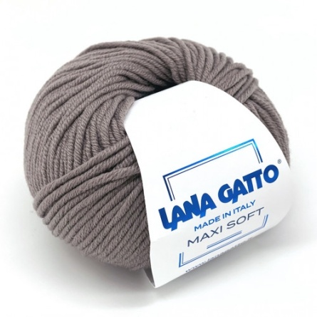 Пряжа Lana Gatto MAXI SOFT (100% меринос экстрафайн) - 90м / 50г фото 27
