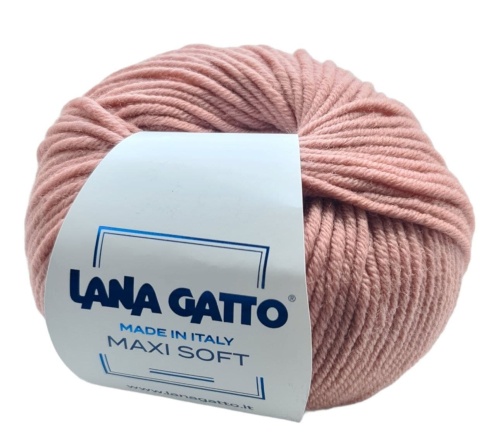 Пряжа Lana Gatto MAXI SOFT (100% меринос экстрафайн) - 90м / 50г фото 40