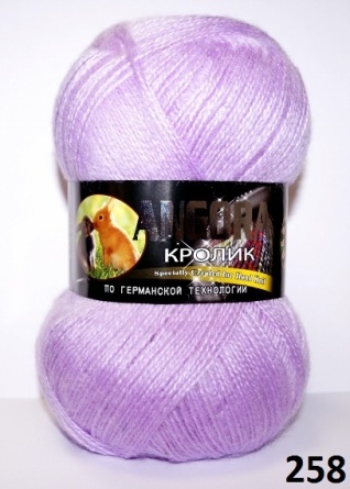 Ангора Кролик (40%-кролик 60%-акрил) - 500м / 100г фото 4