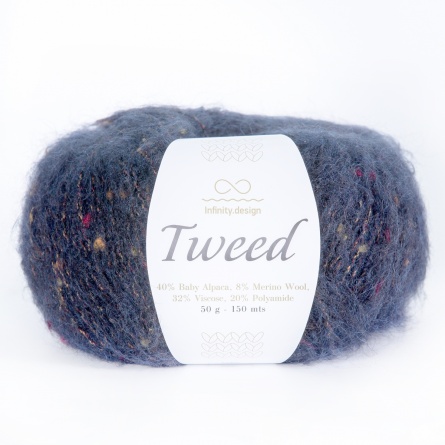 Tweed (40% бэби альпака 8% мериносовая шерсть 32% вискоза 20% полиамид) - 150м / 50г фото 17