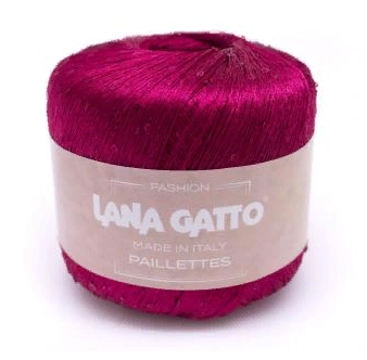 Пряжа Lana Gatto PAILLETTES (100% полиэстер) - 195м / 25г фото 8