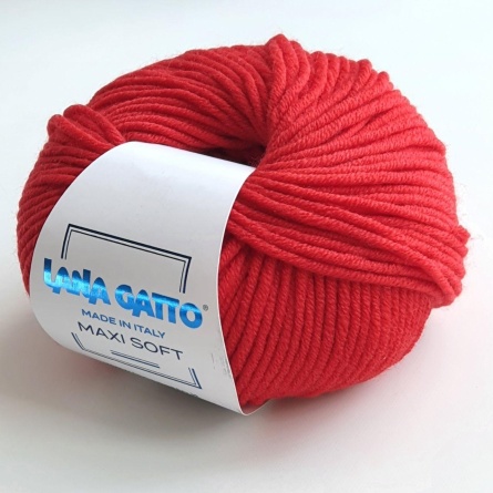 Пряжа Lana Gatto MAXI SOFT (100% меринос экстрафайн) - 90м / 50г фото 37