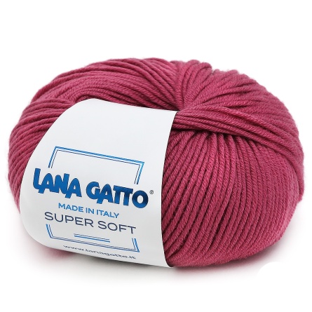 Пряжа Lana Gatto SUPER SOFT (100% экстрафайн мериносовая шерсть) - 125м / 50г фото 42
