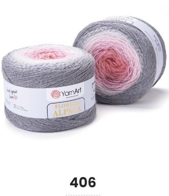 Flowers Alpaca (20% альпака, 80% акрил) - 940м / 250г (цена указана за 2 мотка) фото 4