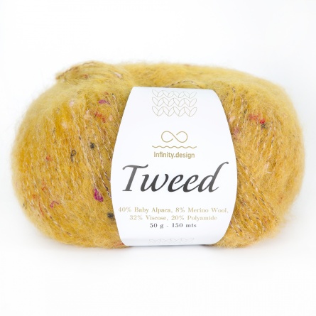 Tweed (40% бэби альпака 8% мериносовая шерсть 32% вискоза 20% полиамид) - 150м / 50г фото 2