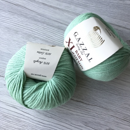 Baby Cotton XL (50% хлопок, 50% полиакрил) - 105м / 50г фото 42