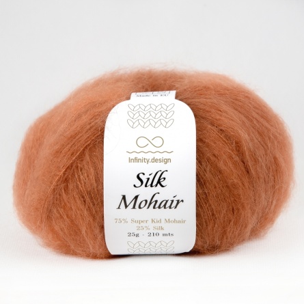 SILK MOHAIR  (75% супер кид мохер 25% шелк) - 210м / 25г фото 7