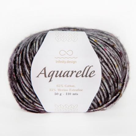 AQUARELLE PRINT (65% хлопок 35% мериносовая шерсть) - 110м /50г фото 3