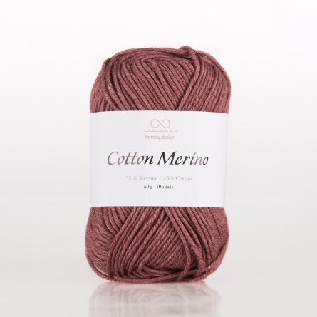 COTTON MERINO (55% мериносовая шерсть, 45% хлопок) - 105м / 50г фото 6