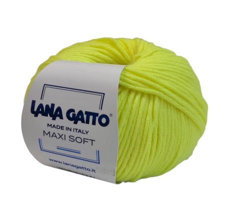 Пряжа Lana Gatto MAXI SOFT (100% меринос экстрафайн) - 90м / 50г фото 41