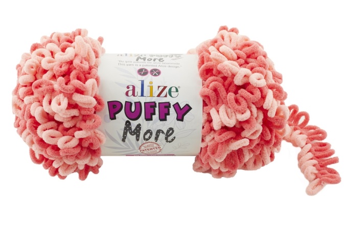 Puffy More (100% микрополиэстер) - 11,5м / 150г (в упаковке 2 мотка) фото 15