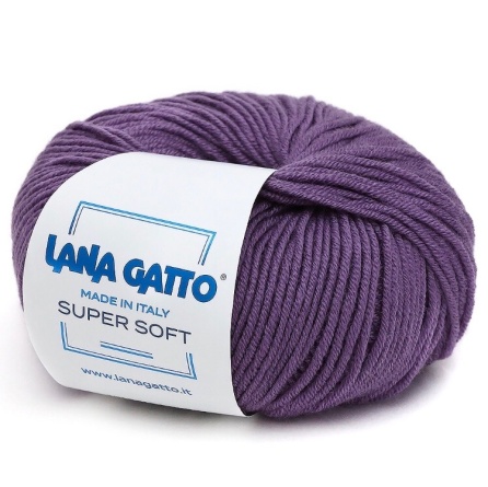 Пряжа Lana Gatto SUPER SOFT (100% экстрафайн мериносовая шерсть) - 125м / 50г фото 43