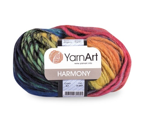 Harmony (60% шерсть, 40% акрил) - 50г / 80м (цена указана за упаковку 10 мотков) фото 1