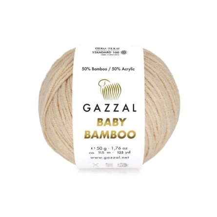 Baby Bamboo (50% бамбук, 50% акрил) - 115м / 50г (цена за упаковку 10 мотков) фото 11
