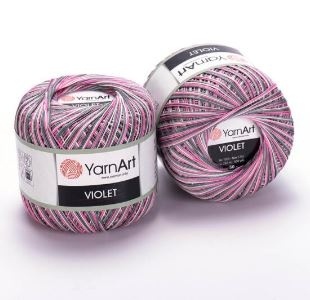 Violet Melange (100% мерсеризованный хлопок) - 282м / 50г фото 19