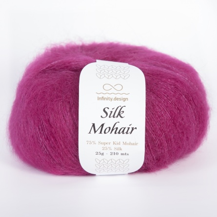 SILK MOHAIR  (75% супер кид мохер 25% шелк) - 210м / 25г фото 16