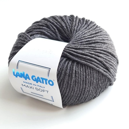 Пряжа Lana Gatto MAXI SOFT (100% меринос экстрафайн) - 90м / 50г фото 38