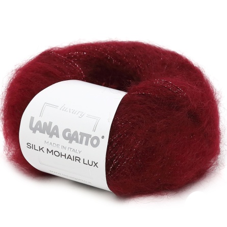 Пряжа Lana Gatto SILK MOHAIR LUX (78% суперкид мохер, 14% шелк, 4% полиэстер) - 210м / 25г фото 3