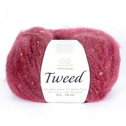 Tweed (40% бэби альпака 8% мериносовая шерсть 32% вискоза 20% полиамид) - 150м / 50г фото 10