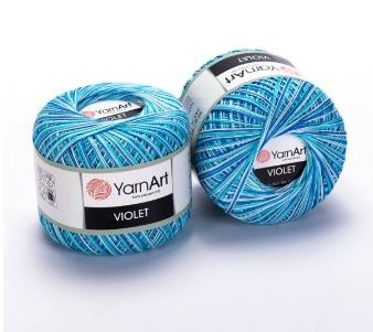 Violet Melange (100% мерсеризованный хлопок) - 282м / 50г фото 24