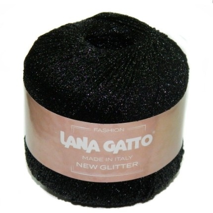 Пряжа Lana Gatto NEW GLITTER (51% полиэстер, 49% нейлон) - 300м / 25г фото 7
