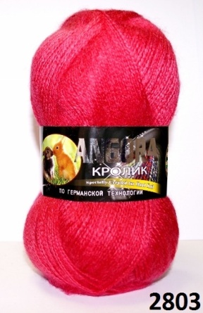 Ангора Кролик (40%-кролик 60%-акрил) - 500м / 100г фото 9