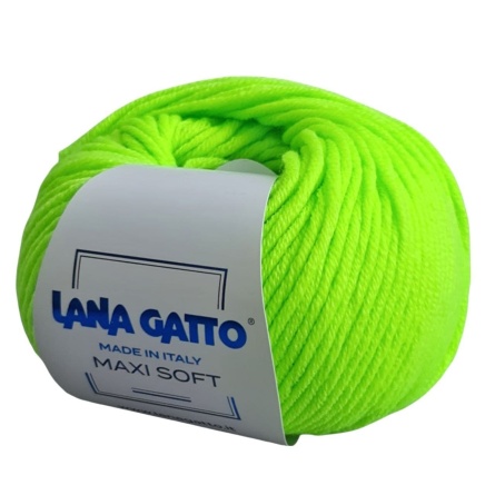 Пряжа Lana Gatto MAXI SOFT (100% меринос экстрафайн) - 90м / 50г фото 50