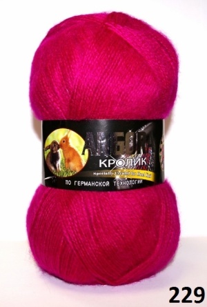 Ангора Кролик (40%-кролик 60%-акрил) - 500м / 100г фото 10