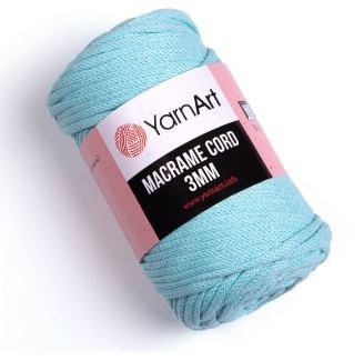 Macrame Cord 3mm (60% хлопок, 40% вискоза и полиэстер) - 85м / 250г (УПАКОВКА 4 МОТКА) фото 10