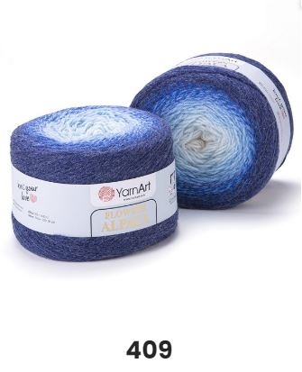 Flowers Alpaca (20% альпака, 80% акрил) - 940м / 250г (цена указана за 2 мотка) фото 6