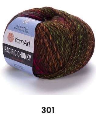 Pacific Chunky (20% шерсть, 80% акрил) - 200м / 50г фото 3