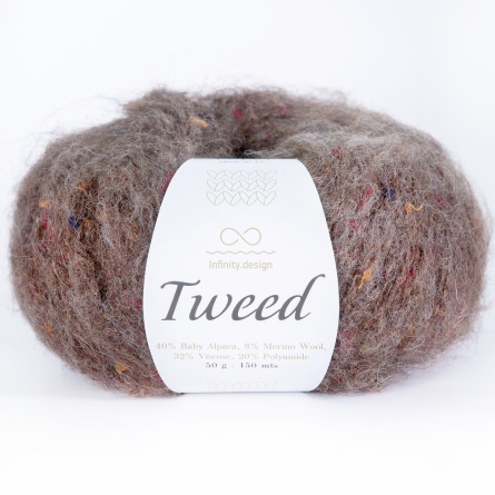 Tweed (40% бэби альпака 8% мериносовая шерсть 32% вискоза 20% полиамид) - 150м / 50г фото 7