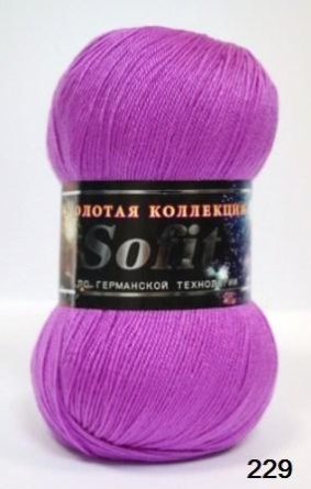 Софит (45%-шерсть 55%-шелк искусственный) - 380м / 100г фото 2