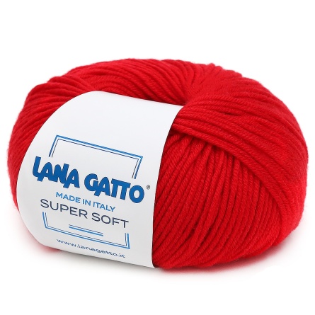 Пряжа Lana Gatto SUPER SOFT (100% экстрафайн мериносовая шерсть) - 125м / 50г фото 24