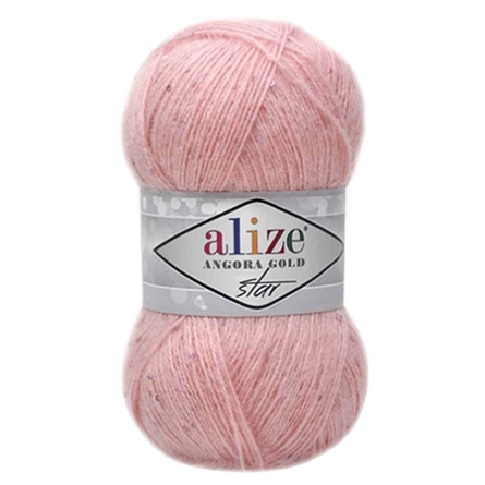 Angora Gold Star (9% шерсть, 8% мохер, 67% акрил, 11% п/э, 5% паетки) - 410м / 100г фото 1