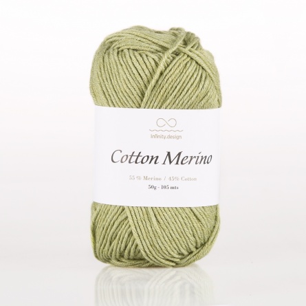 COTTON MERINO (55% мериносовая шерсть, 45% хлопок) - 105м / 50г фото 11