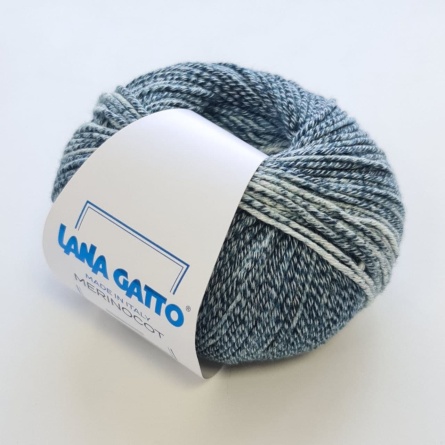 Пряжа Lana Gatto MERINOCOT Printed (53% мериносовая шерсть экстрафайн 47% хлопок) - 125м / 50г фото 6
