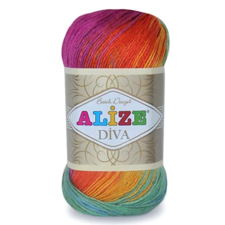 Diva Batik (100% микрофибра акрил) - 350м / 100г фото 1