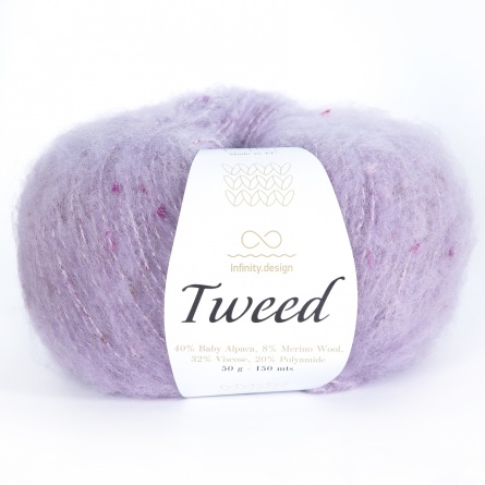 Tweed (40% бэби альпака 8% мериносовая шерсть 32% вискоза 20% полиамид) - 150м / 50г фото 11