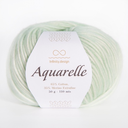 AQUARELLE (65% хлопок 35% мериносовая шерсть) - 110м /50г фото 13