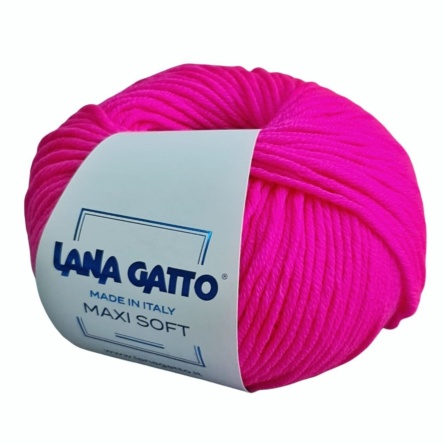 Пряжа Lana Gatto MAXI SOFT (100% меринос экстрафайн) - 90м / 50г фото 51