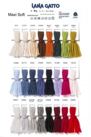 Пряжа Lana Gatto MAXI SOFT (100% меринос экстрафайн) - 90м / 50г фото 3