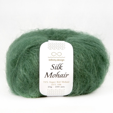 SILK MOHAIR  (75% супер кид мохер 25% шелк) - 210м / 25г фото 2