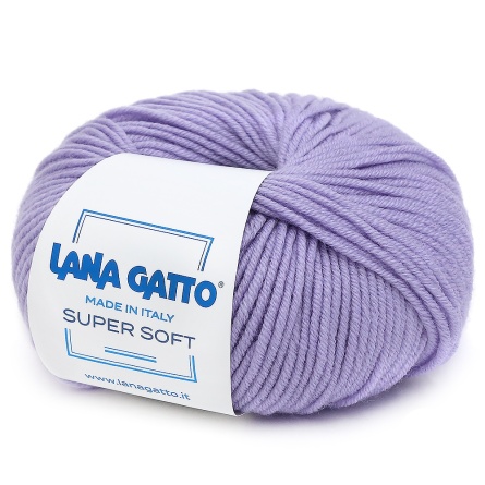 Пряжа Lana Gatto SUPER SOFT (100% экстрафайн мериносовая шерсть) - 125м / 50г фото 37