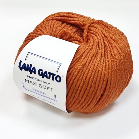Пряжа Lana Gatto MAXI SOFT (100% меринос экстрафайн) - 90м / 50г фото 55